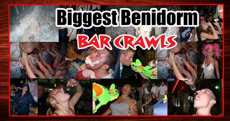 Stag & Hen Benidorm bar crawl event