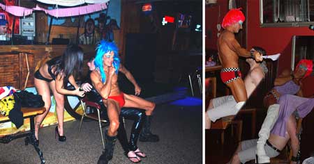 Drag stripper Benidorm stag stitchup