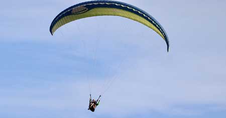 Paragliding activity Benidorm