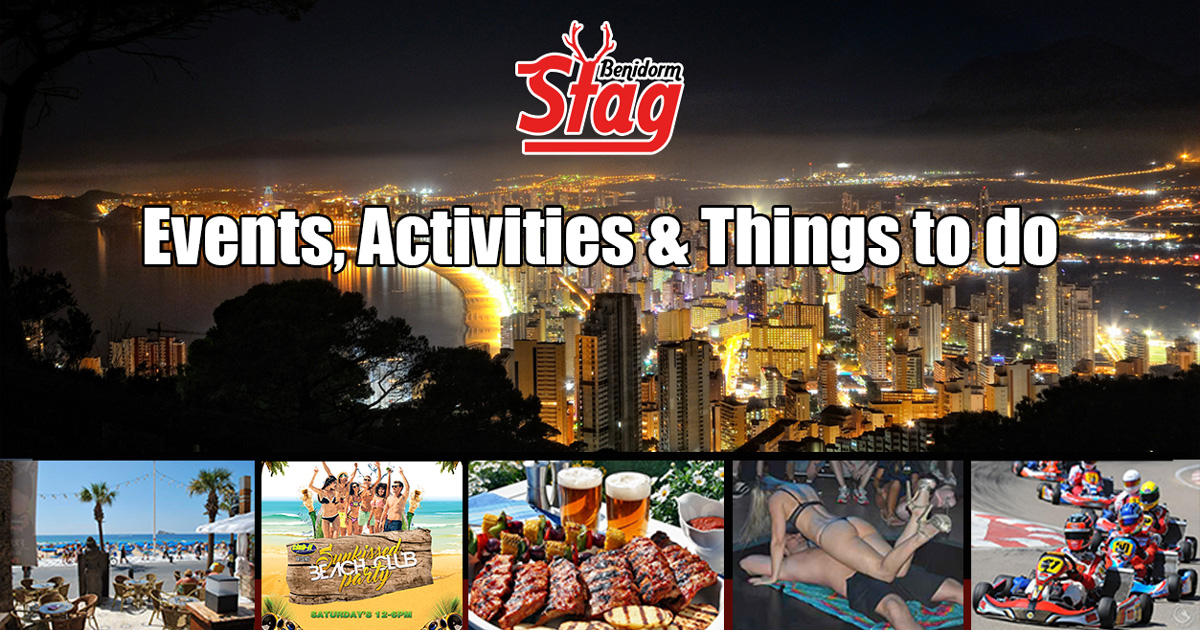 Benidorm Stag Party planner things to do in Benidorm